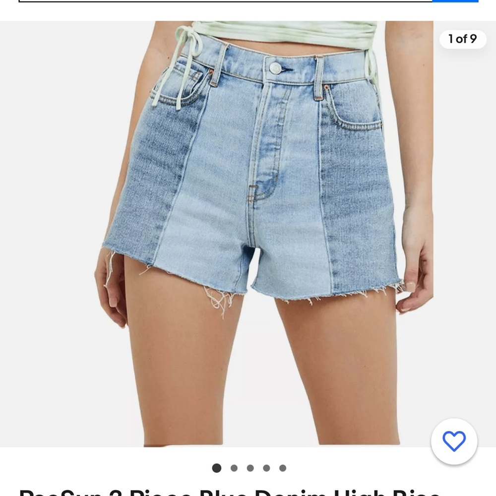 Pacsun High Rise Icon Short